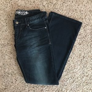 Stella Boot Low Rise Jeans - Dark Wash - Size 4S