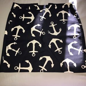 Jcrew anchor skirt size 4, excellent condition