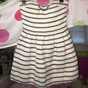 Cocktail dress black and white