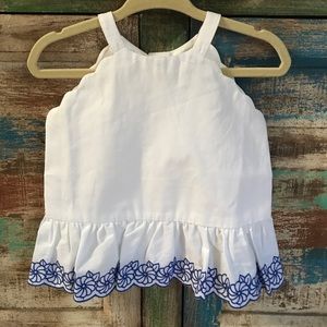 Janie and jack peplum top