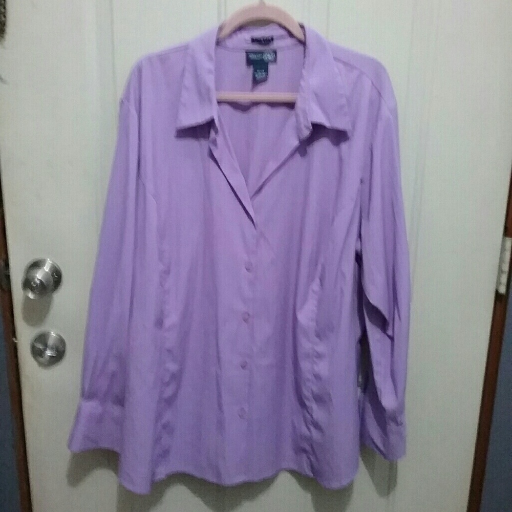 Women's 26/28 long sleeve stretch Venezia blouse