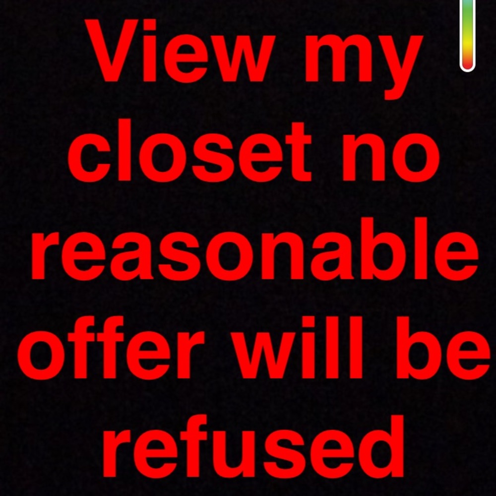Check my closet no reasonable offer refused