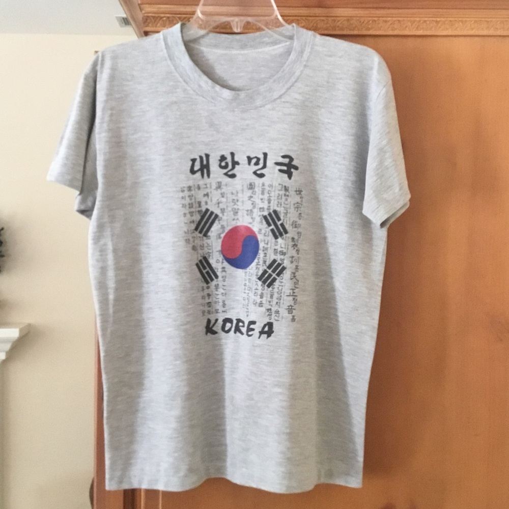 Novelty Korea Shirt - Picture 1 of 1