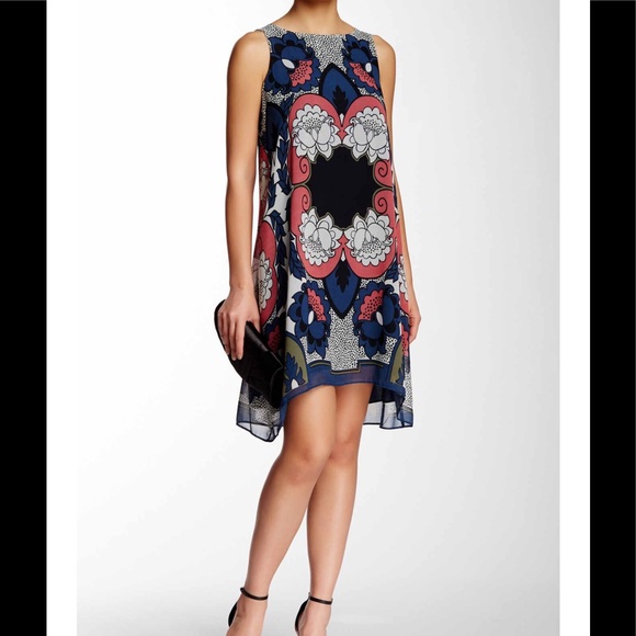 max studio floral dress