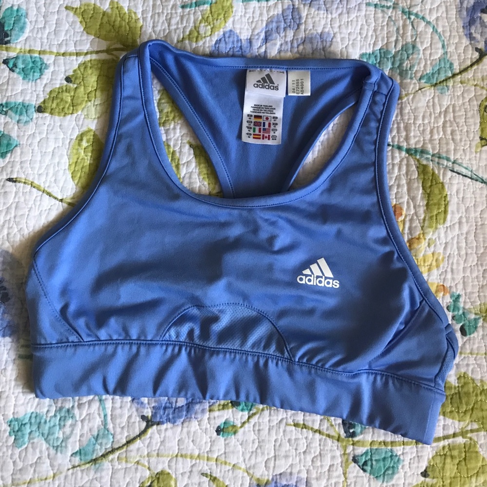 Light Blue Adidas Sports Bra