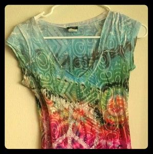 Colorful Vanity Blouse