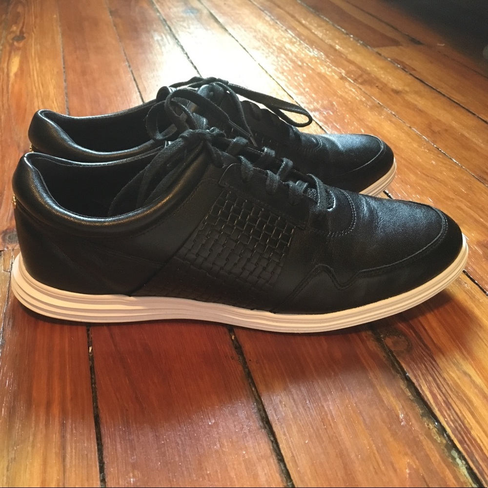 Cole Haan Black Leather Sneakers