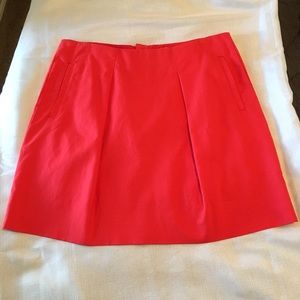 Bright Red J.Crew Skirt with Pockets!