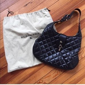 Burberry leather black handbag 👜