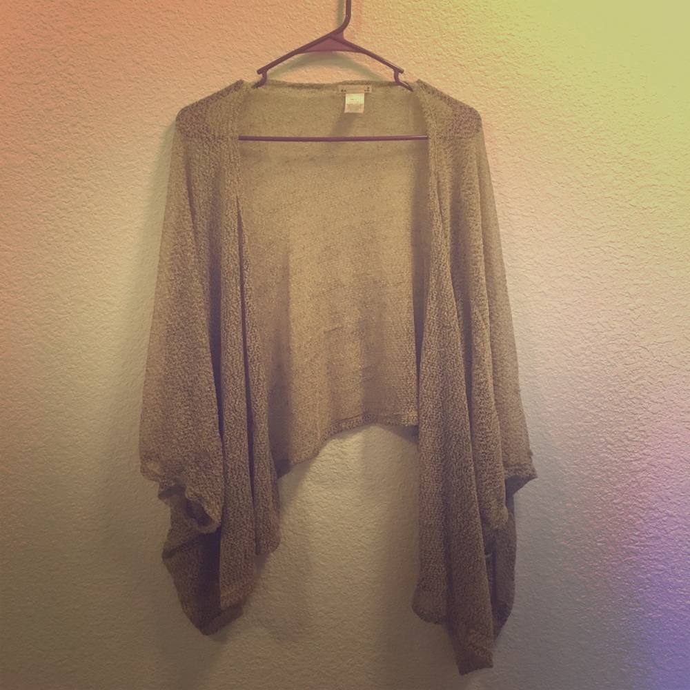 Sheer cardigan