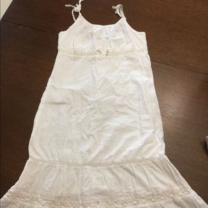 GAP Medium 8 Girls White Summer Beach Dress