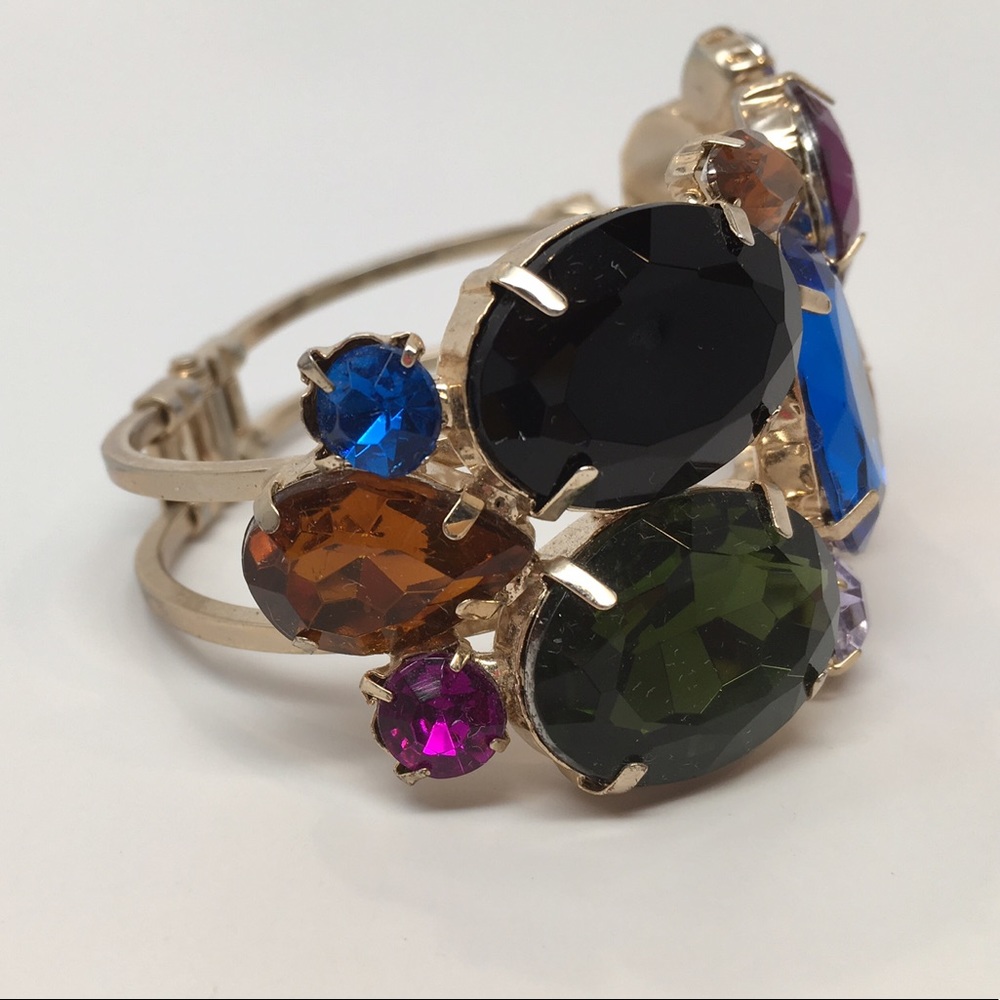 Beautiful Multi Color Rhinestone Bracelet - Picture 2 of 5