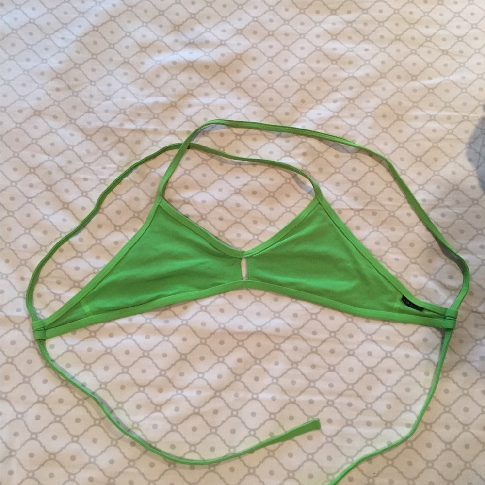 Large Lime green Jolyn vent top