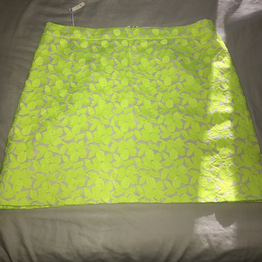 Jcrew factory neon mini. Size 8