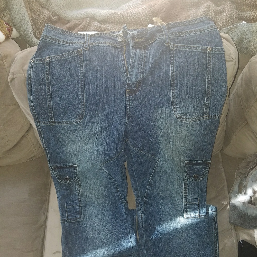 NWT Adolfo Jeans w/ cute pocket details