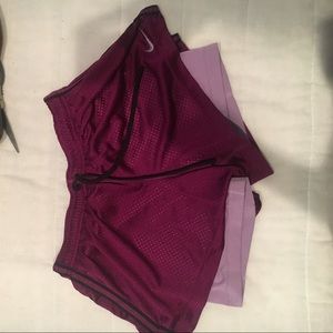 Purple Nike shorts!