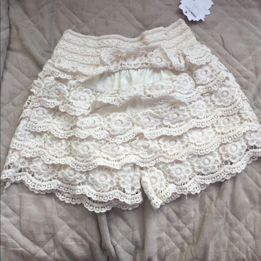 Juniors Lace Shorts