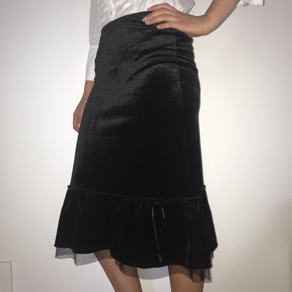 Soft Black Skirt