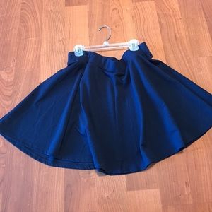 Navy Circle/Skater skirt