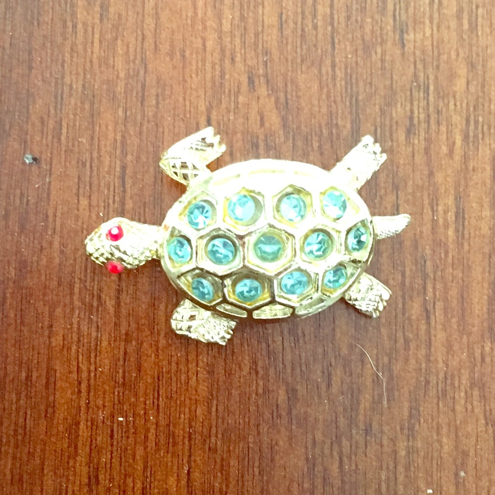 Vintage Turtle Brooch