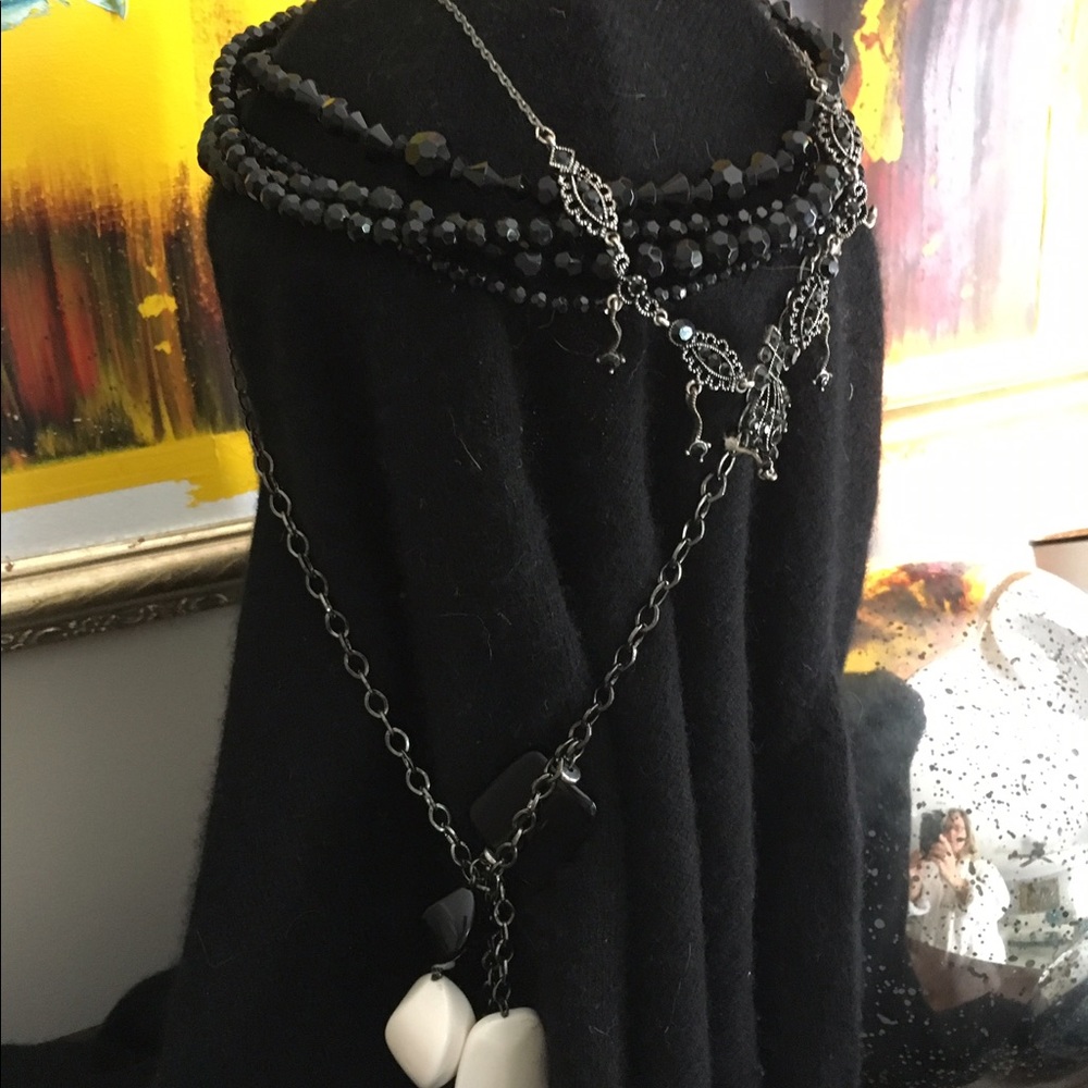 Black. Was necklaces