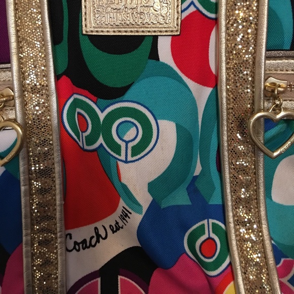 Colorful Coach bag - Picture 2 of 8