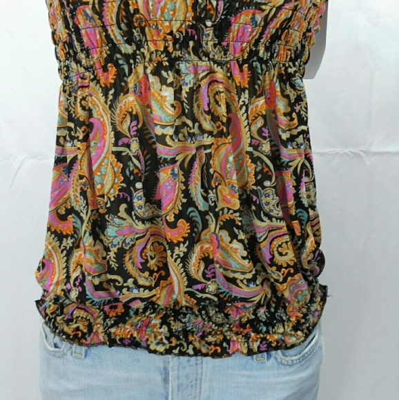 🆕Summer Top Beach Party Boho Casual, Strapless - Picture 2 of 3