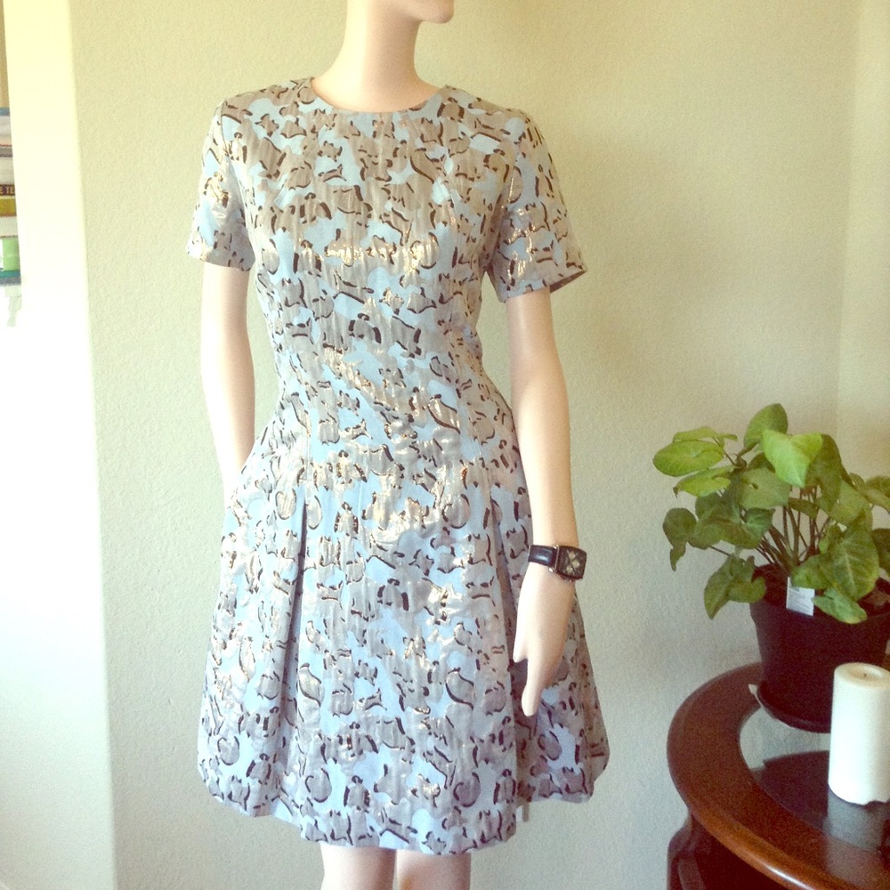 Metallic Vince Camuto dress