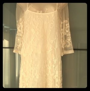 Vintage H&M 2-piece skull & lace and cotton dress!