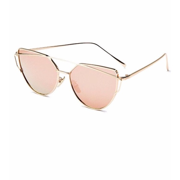 Rose Gold Sunglasses - Picture 2 of 4