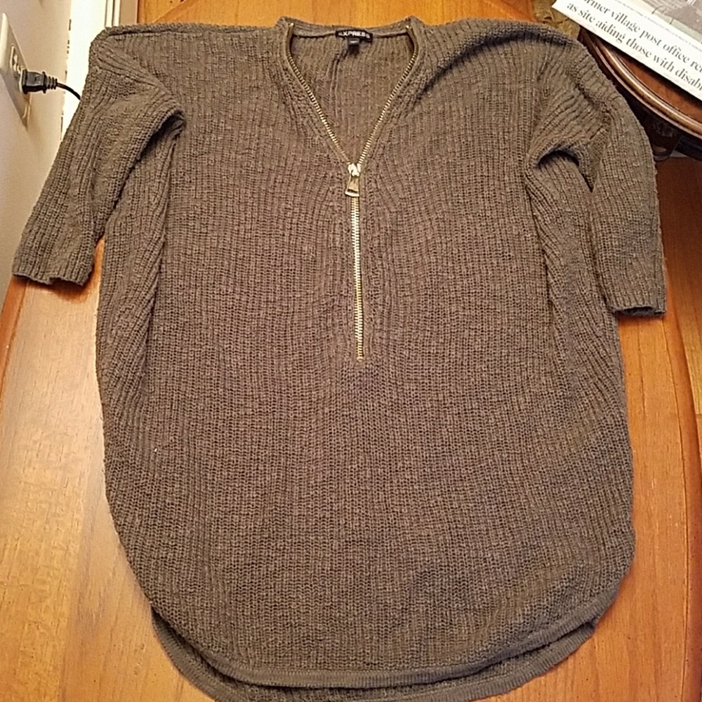 Olive green sweater
