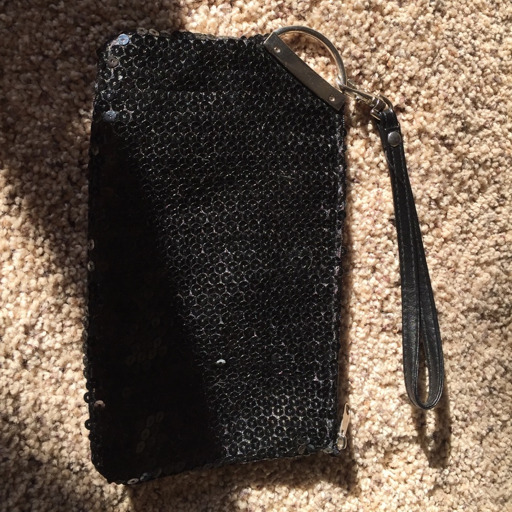 3 for $20 eligible! Small sequin black clutch -new