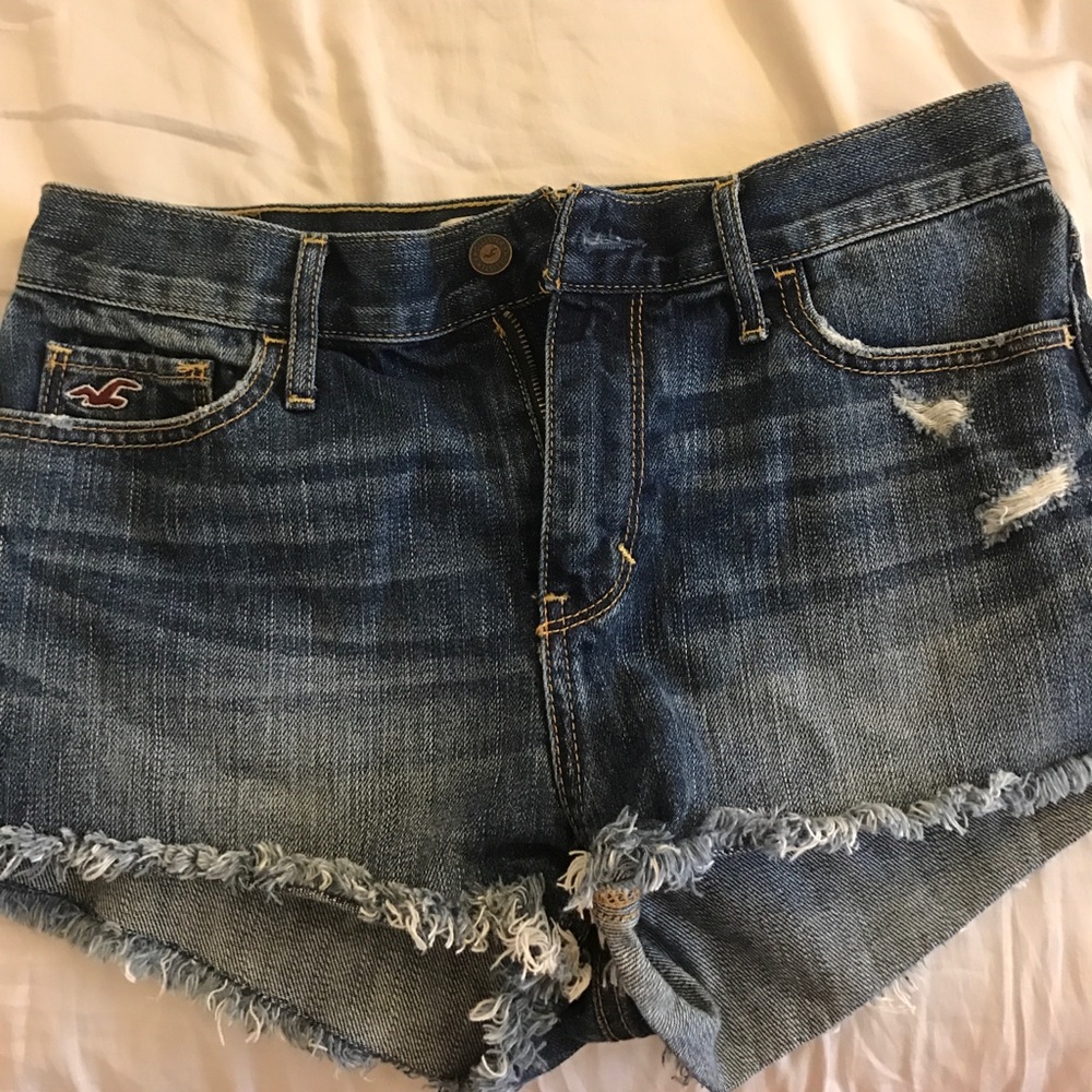 Hollister jean shorts