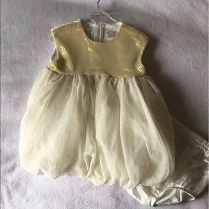 Kardashian Kids Gold Dress