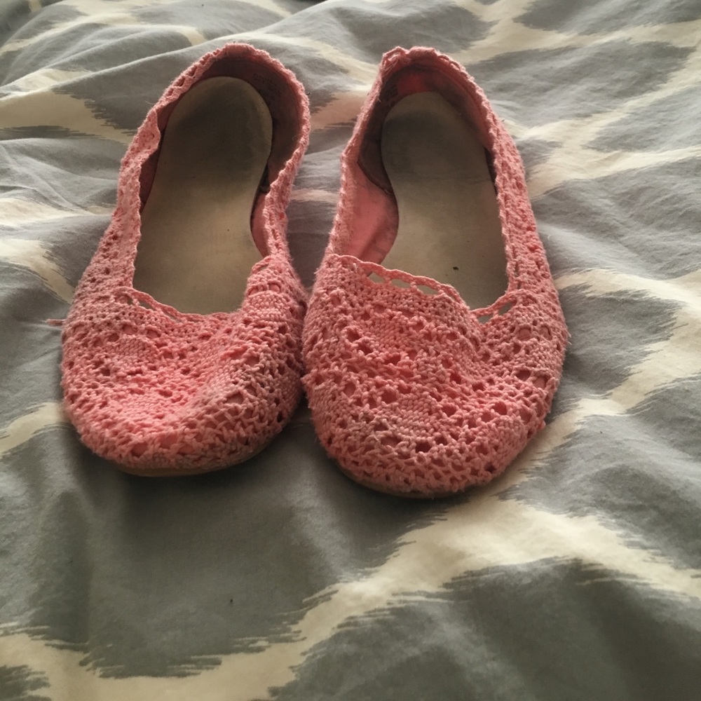 Lace pink shoes LAST CHANCE‼️