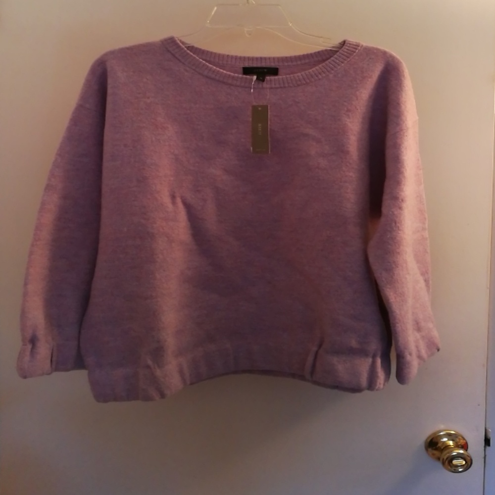 100% Wool Lavender pink pull over