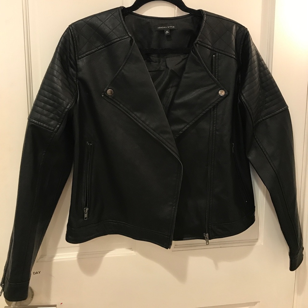 Kendall & Kylie Faux Leather Jacket