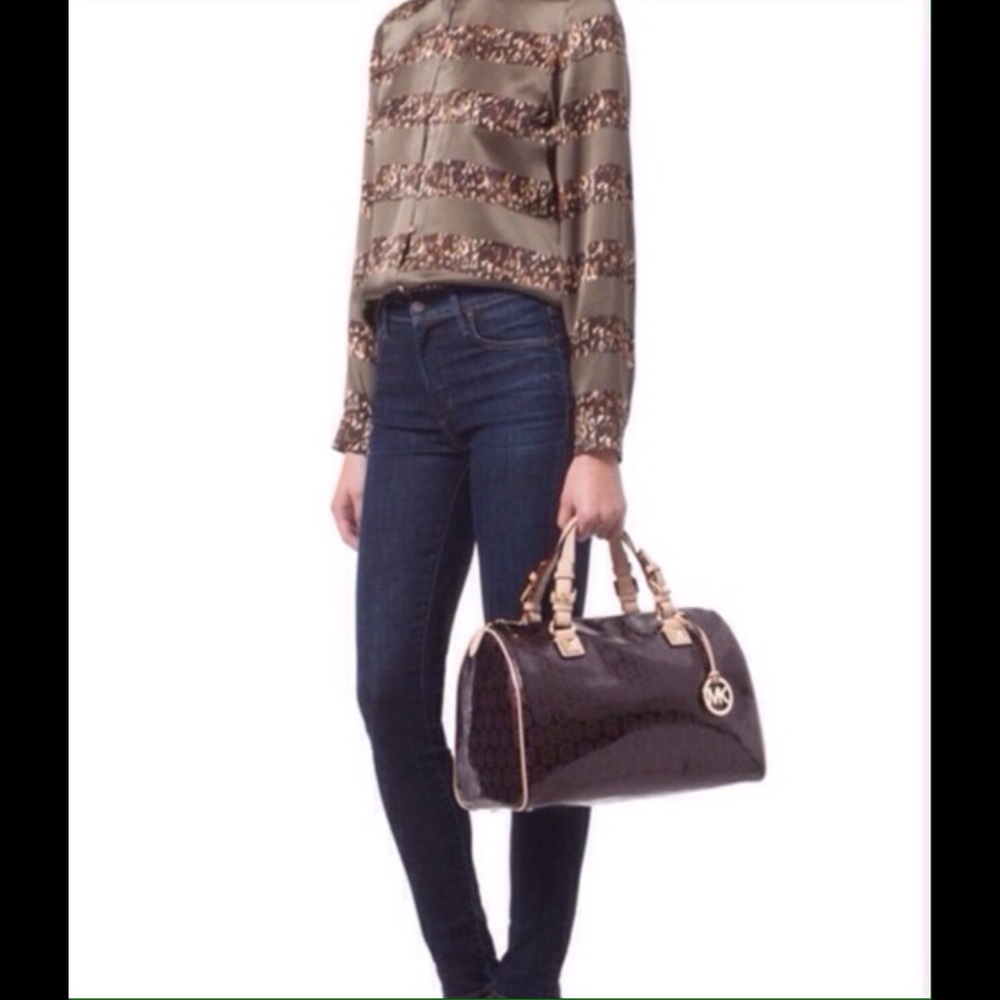 Michael Kors Large org $348.00 Bag Grayson - Picture 3 of 6
