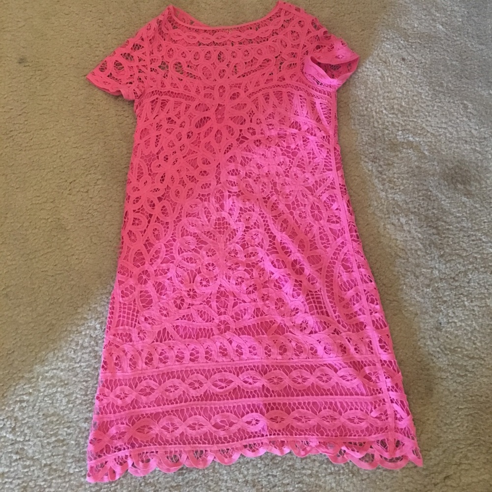 Pink Lilly Pulitzer shift dress - size Medium