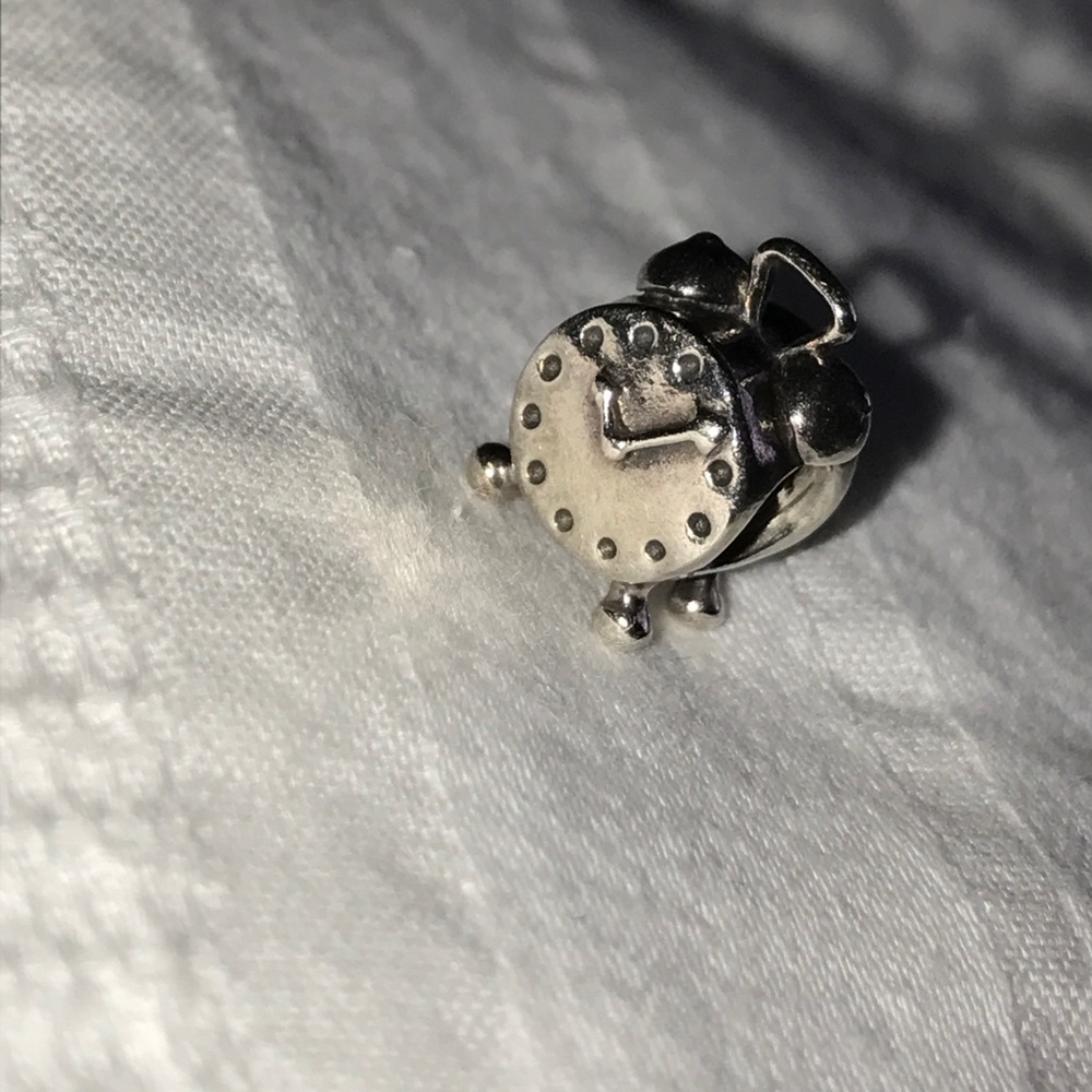 Authentic pandora clock charm