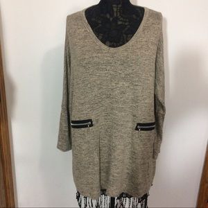 Oversized Heather Gray Tunic Oversized Heather Gray Tunic