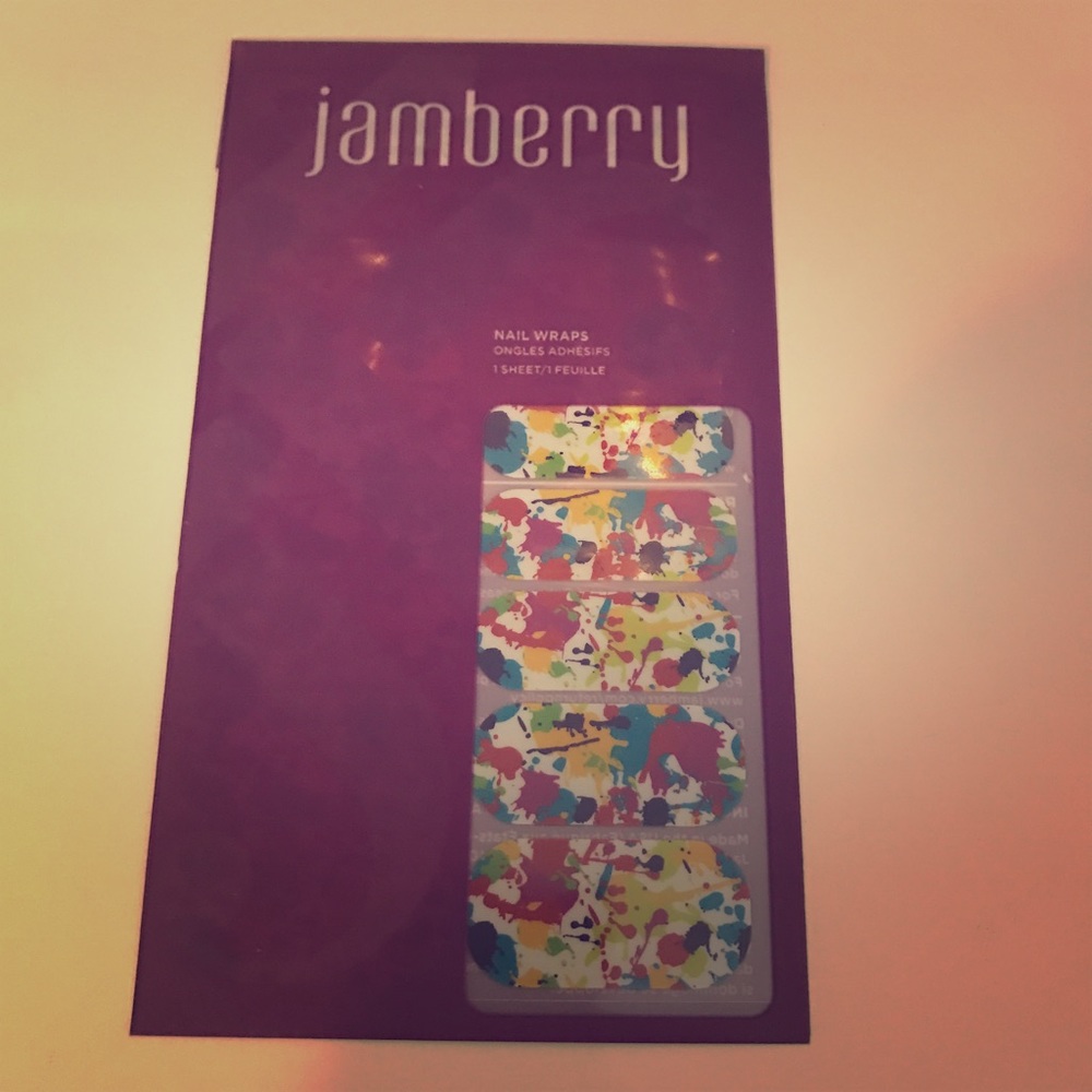 New Jamberry paint splatter.