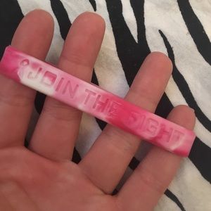 Join the fight - breast cancer awareness bracelet