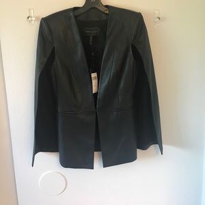 Upas Faux-Leather Cape