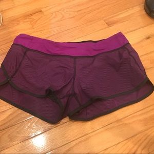 Lululemon two way stretch speed shorts