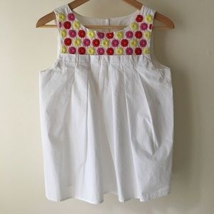 Kate Spade floral embroidery top