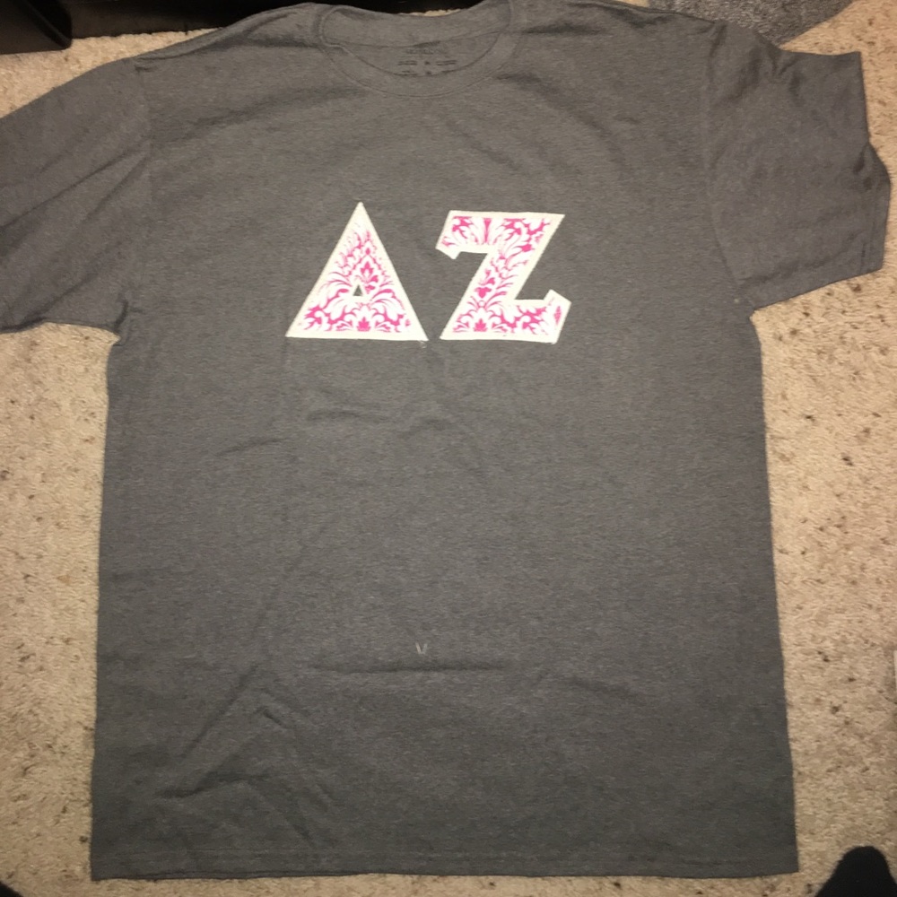 Delta Zeta block letter tee (New)
