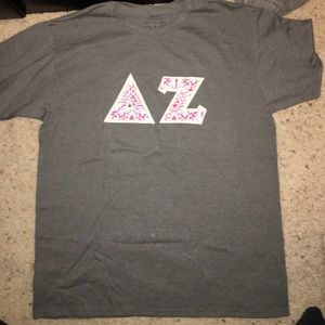 Delta Zeta block letter tee (New)