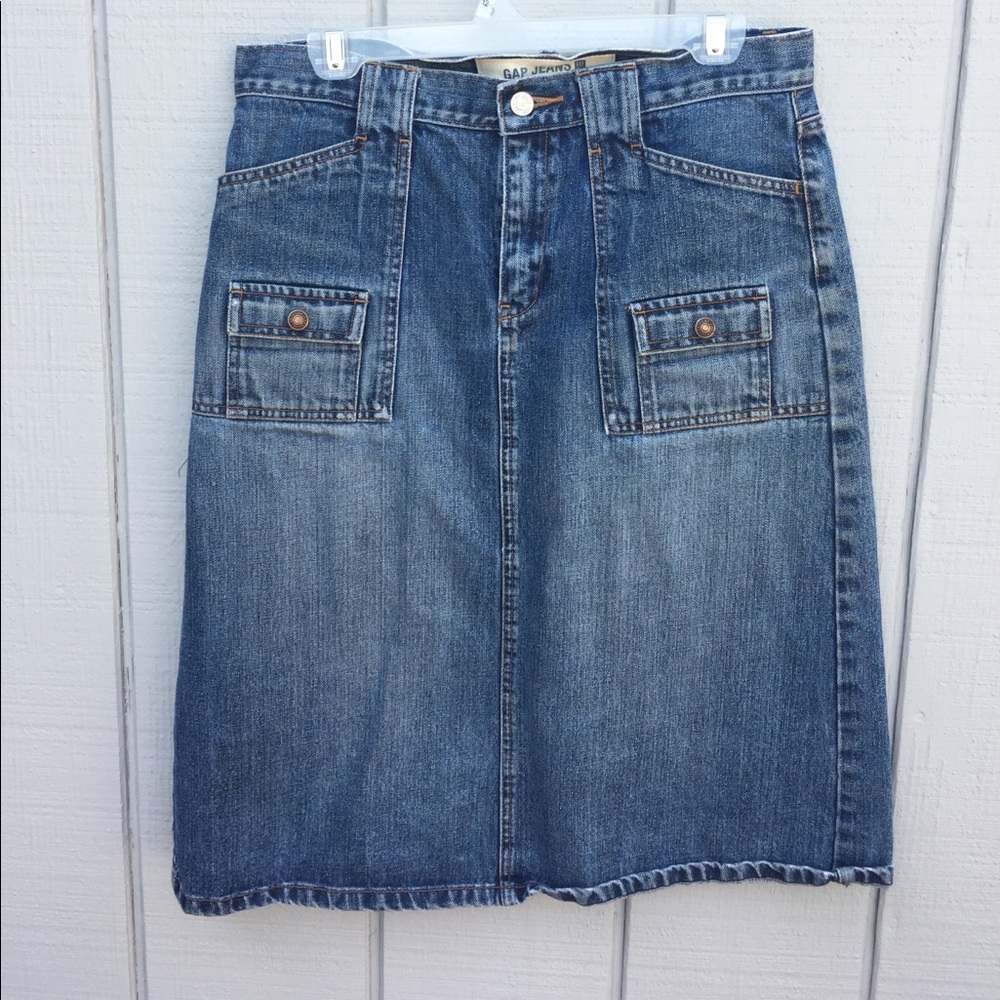 Old school denim skirt