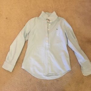 Vineyard Vines Chambray Popover Shirt